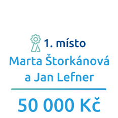 1. místo Marta Štorkánová a Jan Lefner