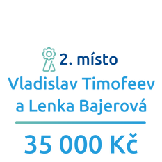 2. místo Vladislav Timofeev a Lenka Bajerová