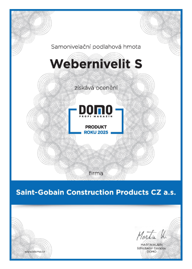 Webernivelit - S produkt roku