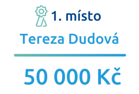 1. místo Tereza Dudová