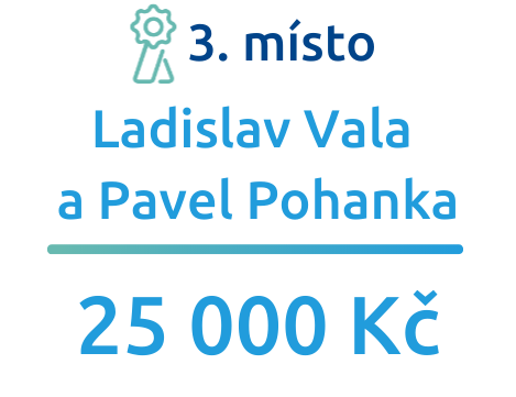 3. místo Ladislav Vala a Pavel Pohanka