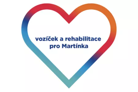 Vozíček a rehabilitace pro Martínka