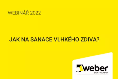 Webinář Weber: Jak na sanace vlhkého zdiva?