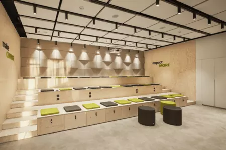 AKUSTICKÉ PANELY ECOPHON A DELOITTE CHURCHILL SQUARE