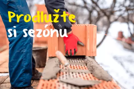 Prodlužte si sezónu – materiály pro provádění kontaktního zateplení v nízkých teplotách
