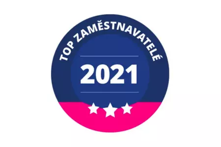 Získali jsme ocenění TOP ZAMĚSTNAVATELÉ 2021