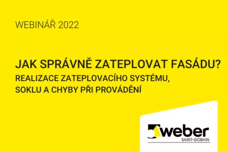 Webinář Weber: Jak správně zateplovat sokl? Realizace zateplovacího systému, soklu a chyby při provádění