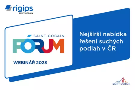 Webinář Rigips: Nejširší nabídka řešení suchých podlah v ČR