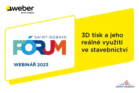 Webinář Weber: 3D tisk a jeho reálné využití ve stavebnictví