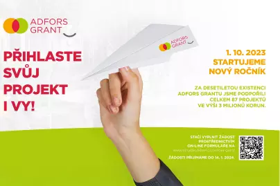 Odstartoval jedenáctý ročník dobročinné výzvy ADFORS GRANT