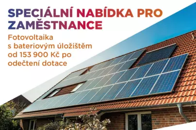 Fotovoltaika s bateriovým úložištěm od 153 900 Kč