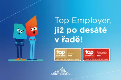 Skupina Saint-Gobain zůstává i v roce 2025 mezi TOP zaměstnavateli v České republice