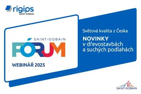 Webinář Rigips: Světová kvalita z Česka: Novinky v dřevostavbách a suchých podlahách