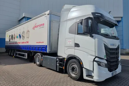 CNG truck rok v provozu