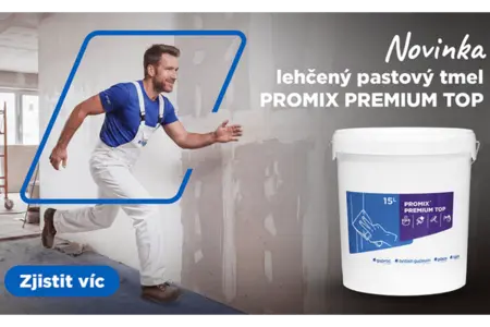 Rigips uvádí nový lehčený tmel ProMix Premium Top