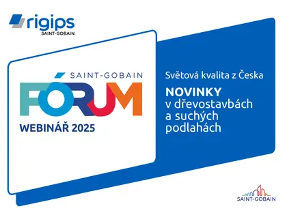 Webinář Rigips: Světová kvalita z Česka: Novinky v dřevostavbách a suchých podlahách