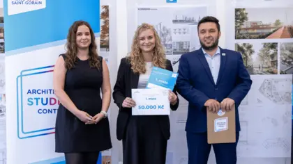 Vítězka národního kola Markéta Pipková z Fakulty stavební ČVUT v Praze