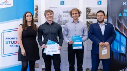 2. místo obsadili Filip Bischof a Miroslav Trýzna z Fakulty stavební ČVUT v Praze