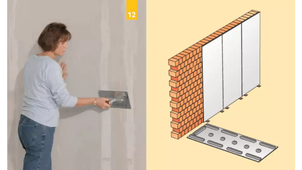 Tmelení spár při aplikaci suché omítky