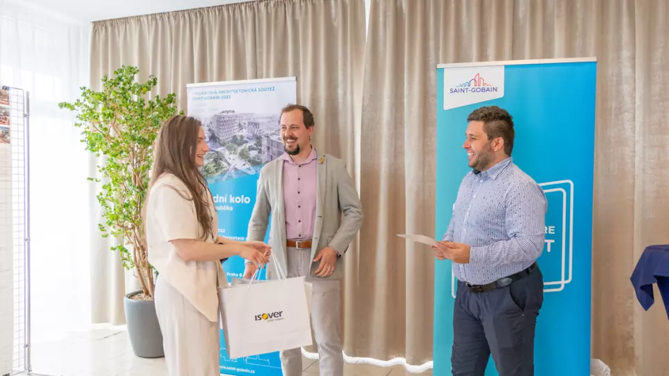 Studenti architektury změřili své síly v soutěži Saint-Gobain