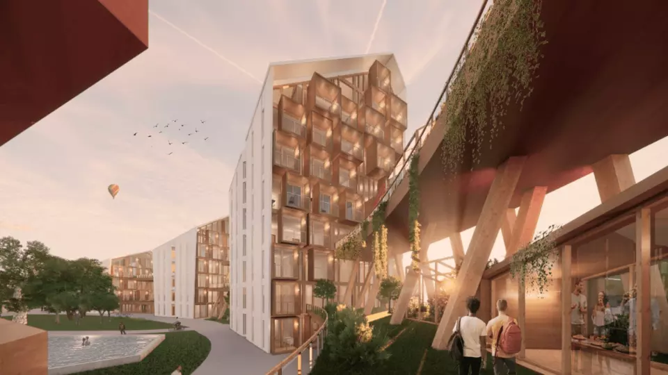1. místo studentská architektonická soutěž