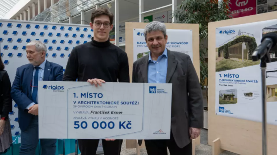 Vítěz studentské soutěže Navrhni Showroom Saint-Gobain