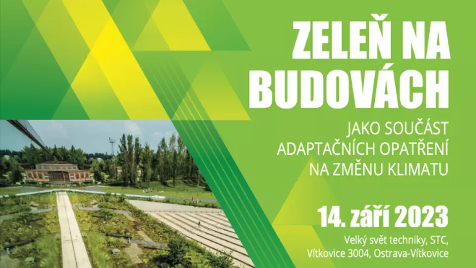 Isover je hlavním partnerem mezinárodní konference Zeleň na budovách