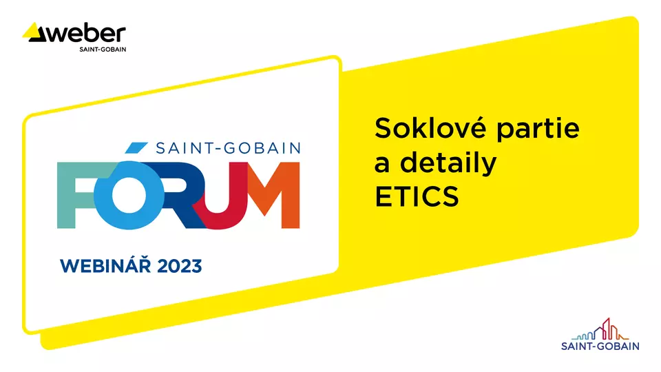Webinář Weber: Soklové partie a detaily ETICS