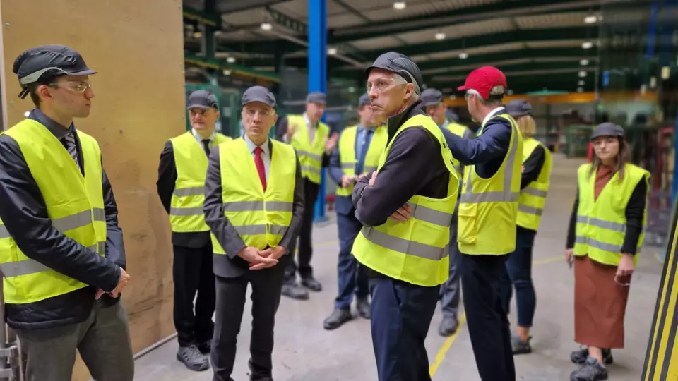 Významná návštěva v závodě Glassolutions Významná návštěva v závodě Glassolutions