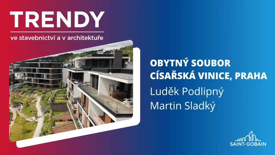 Trendy ve stavebnictví a v architektuře: Obytný soubor Císařská vinice, Praha