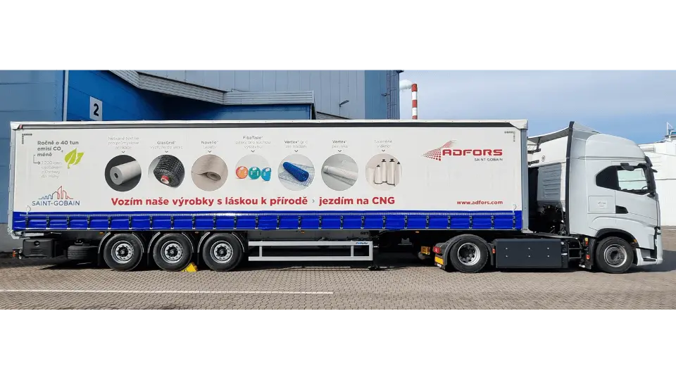 CNG truck rok v provozu