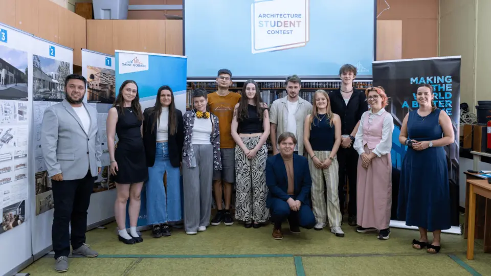 Saint‑Gobain ocenil vítěze studentské architektonické soutěže