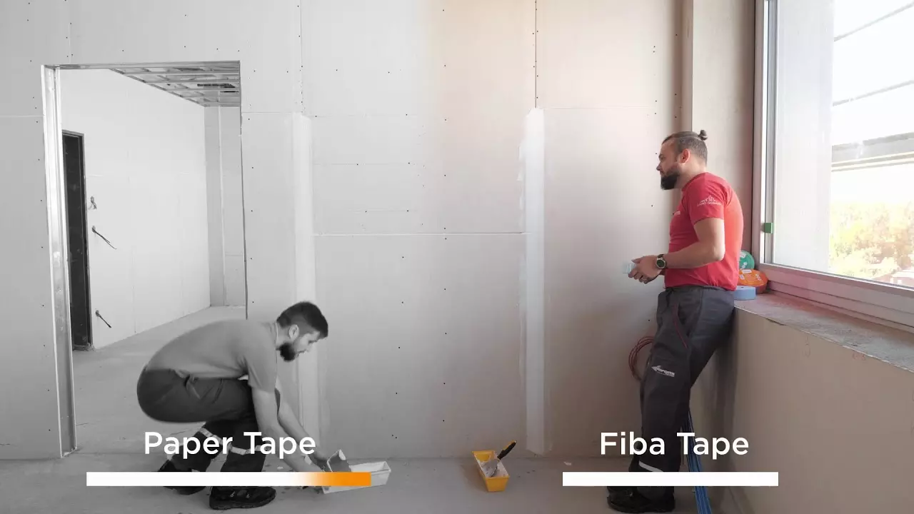 Fiberglass drywall tape FibaTape® vs Paper Tape thumbnail